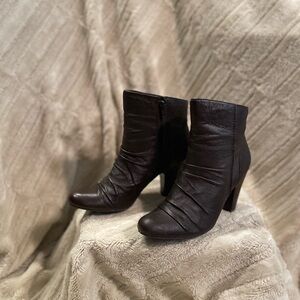 Brown Leather Ankle Boots